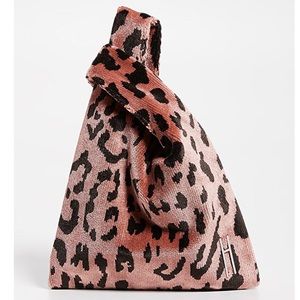 HAYWARD | black & pink brocade velvet shopper bag